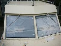 Фото катера после замены стекол