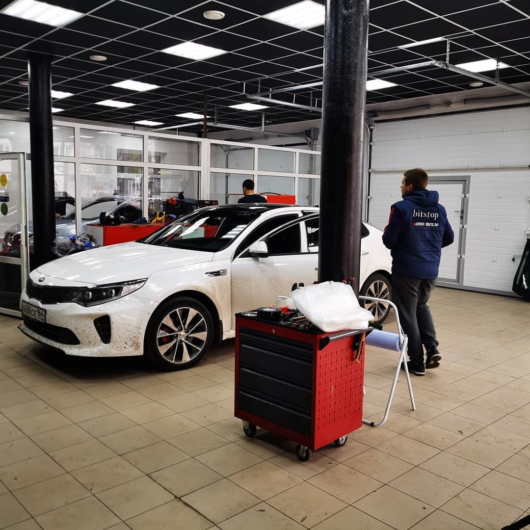 Фото KIA после замены лобового стекла в АвтостеклаПрофи