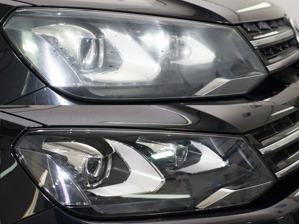 фото полировка автомобильных фар в Саратове